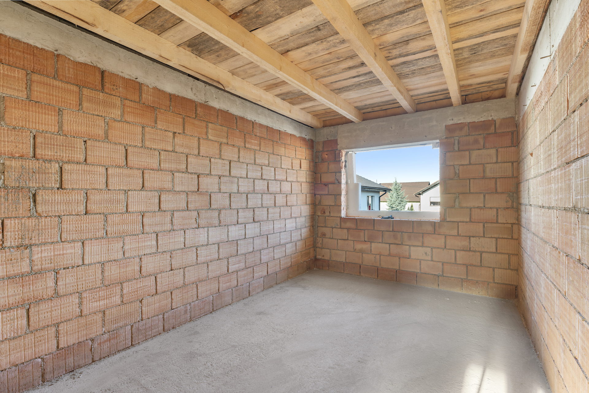 Modern Living & Kitchen Area